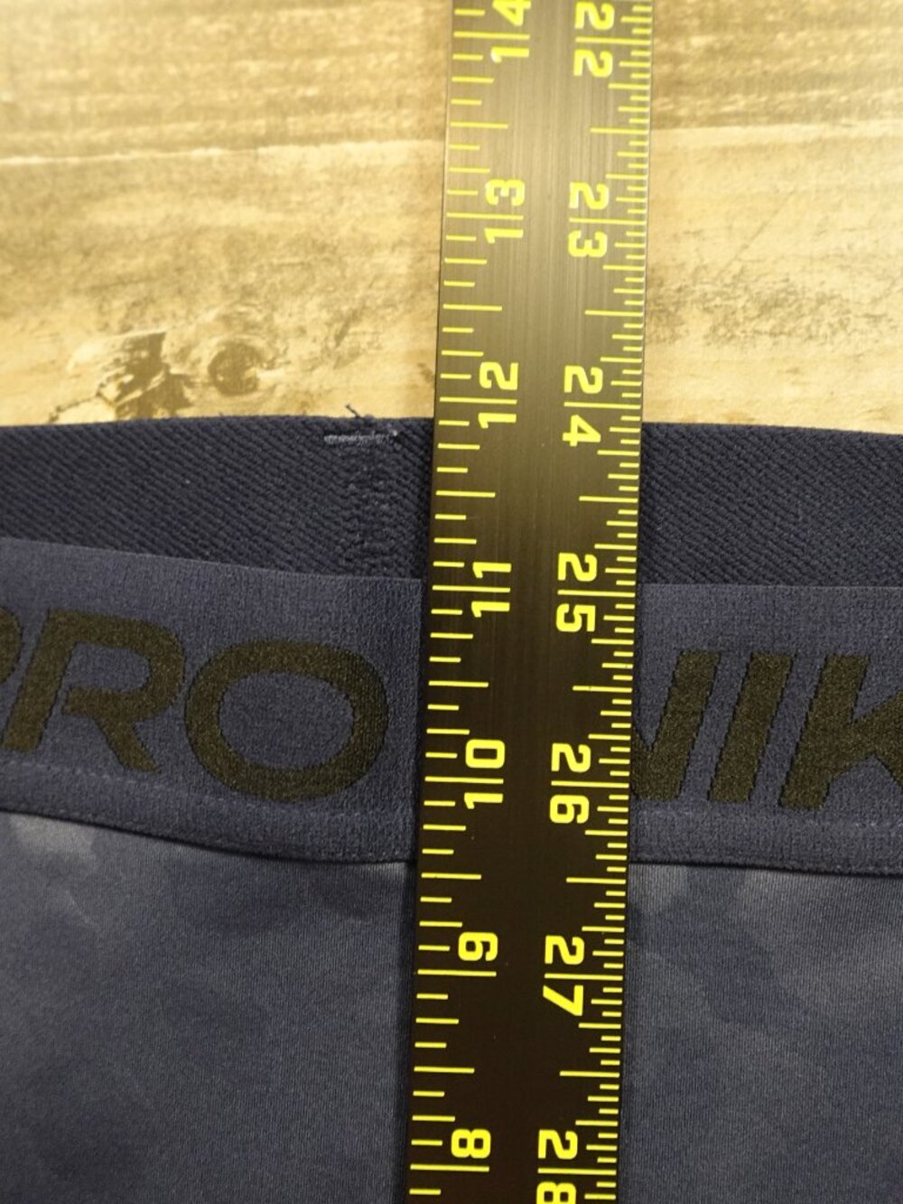 Nike Pro Dri-FIT High-Waisted 7/8 Leggings Women’s Medium Blue Leopard Print - Picture 6 of 12